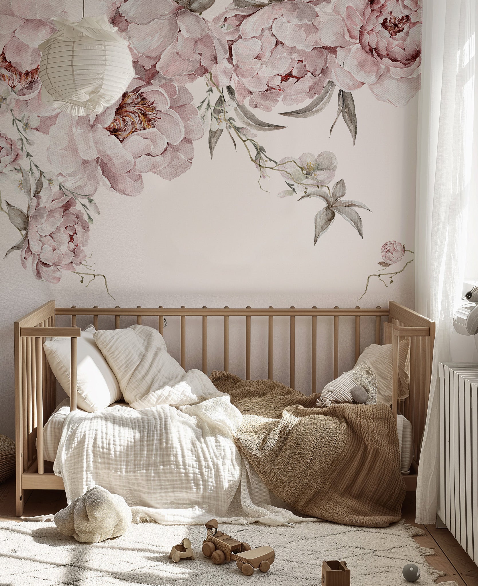 Tapeta Mural Różowe Piwonie