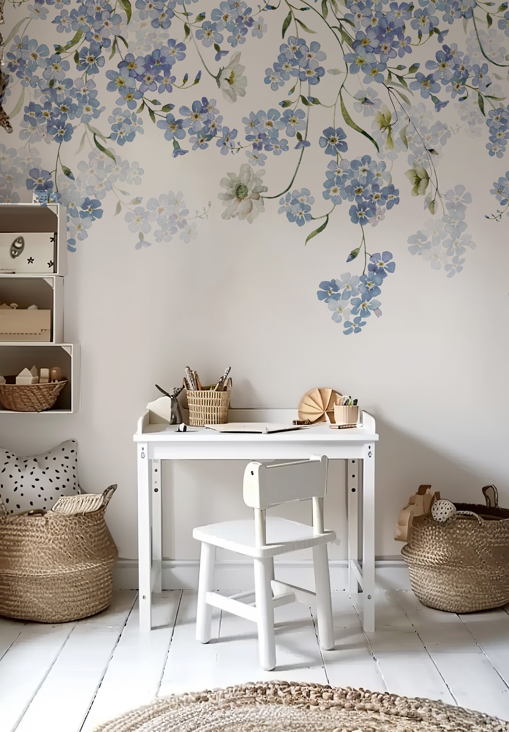 Tapeta Mural niebieska łąka