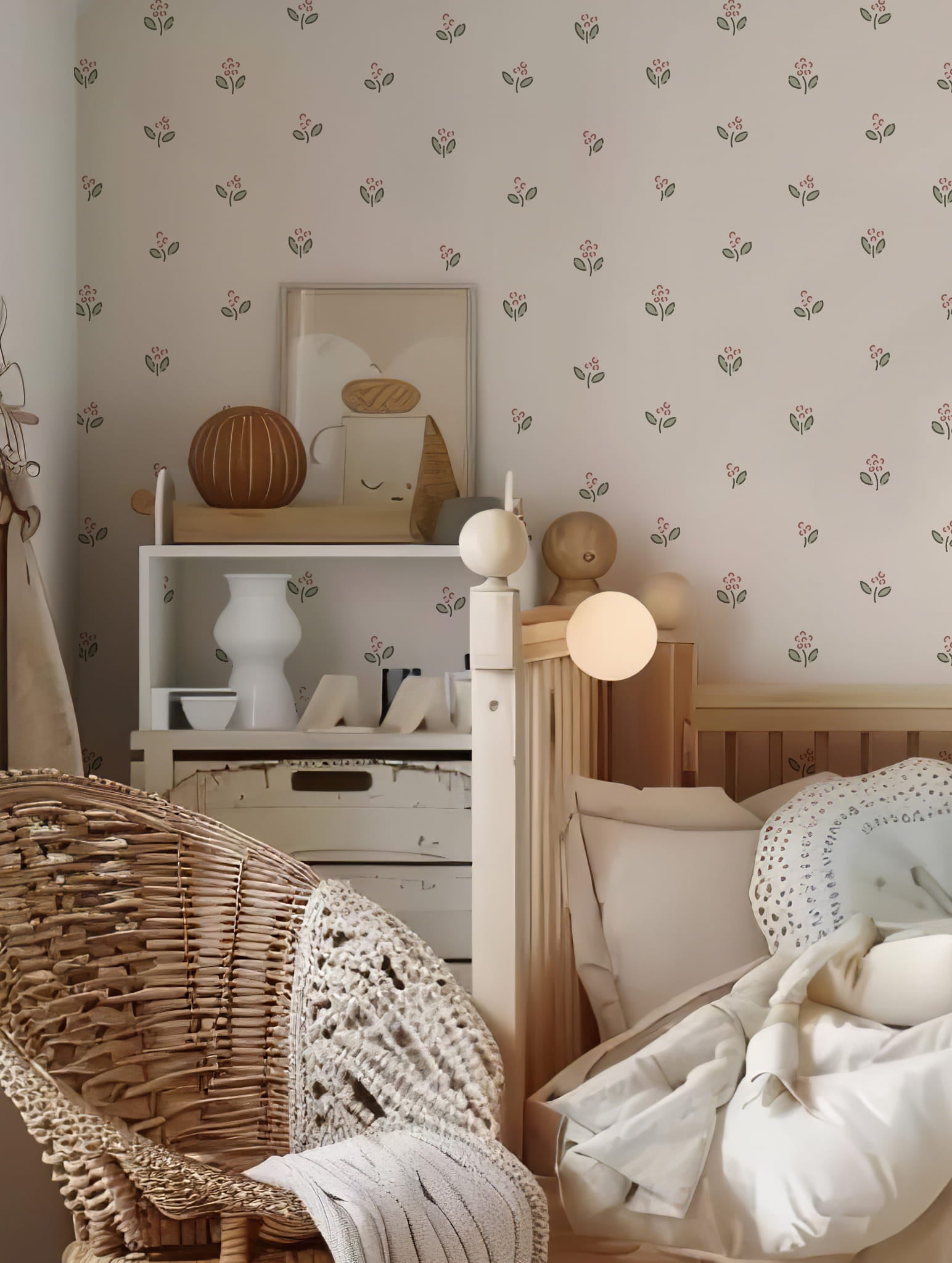 Tapeta mini kwiatuszki