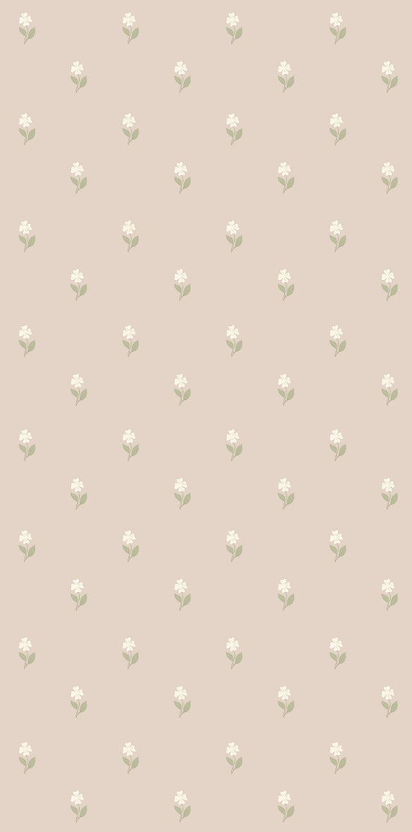 Tapeta małe kwiatuszki na różowym tle