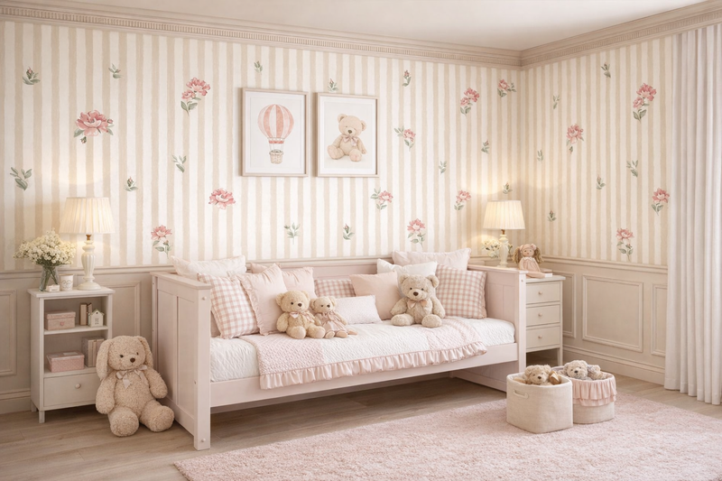 tapeta w róże pink roses