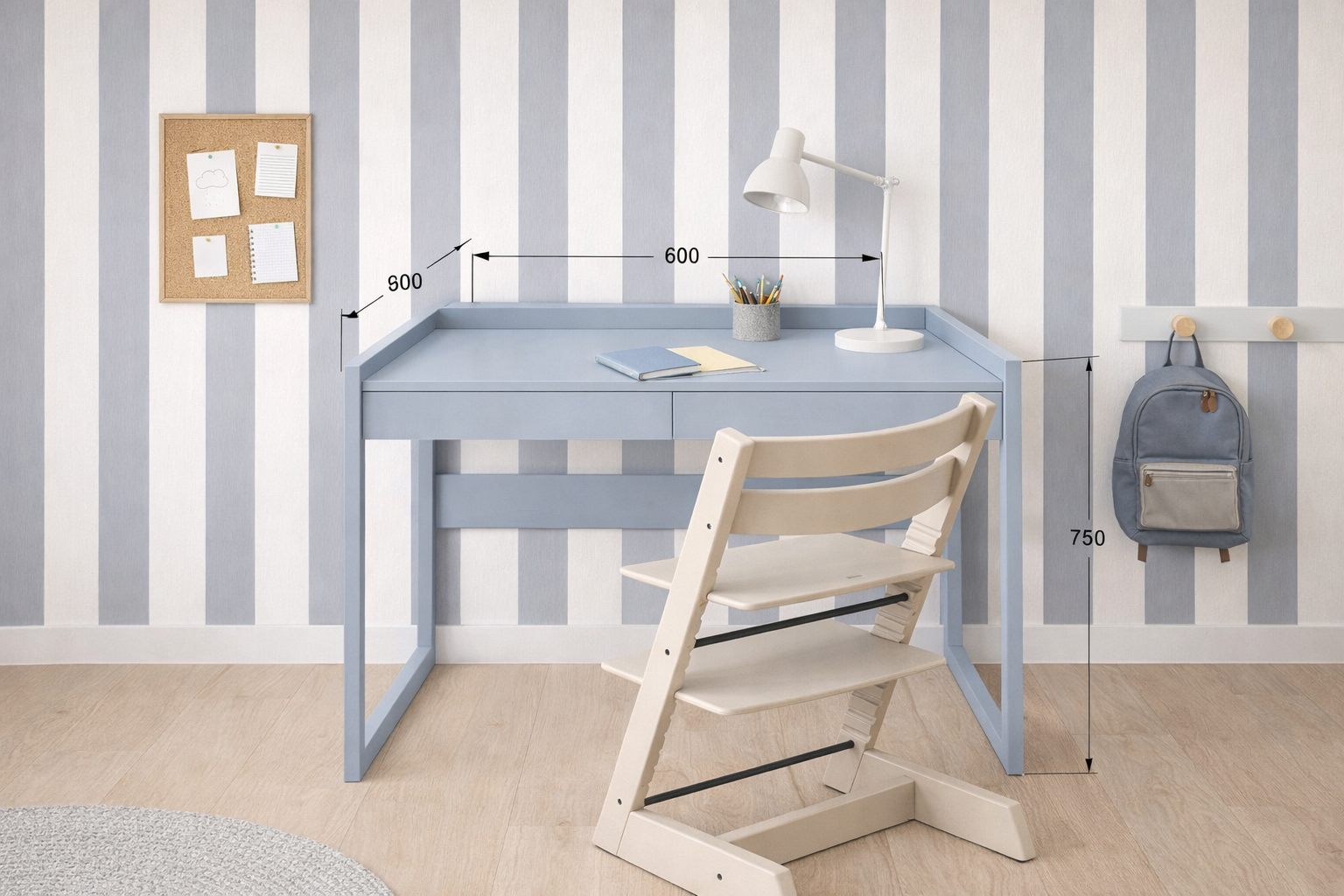 wymiary biurka tweens