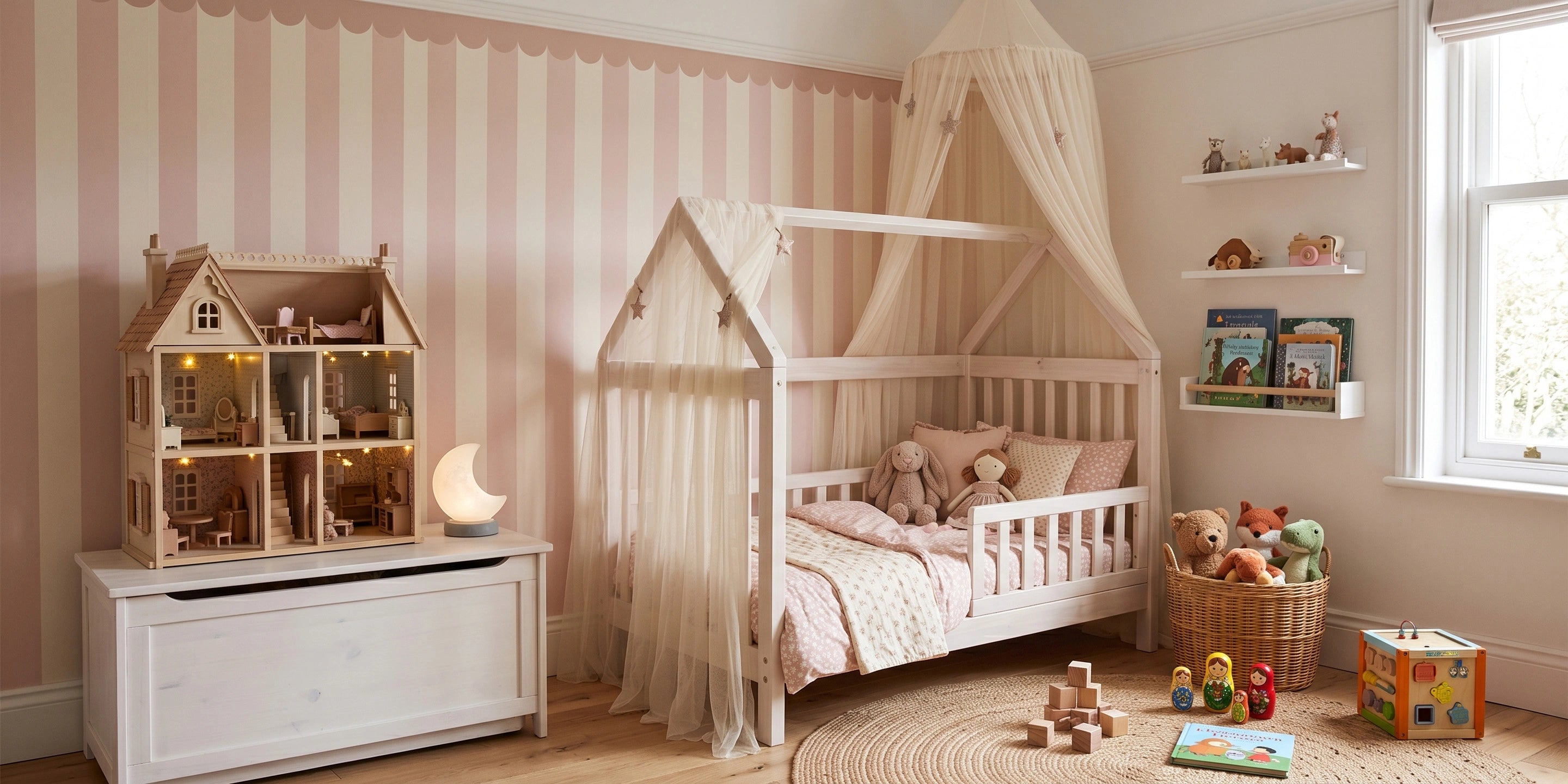 Tapeta funky paski pink