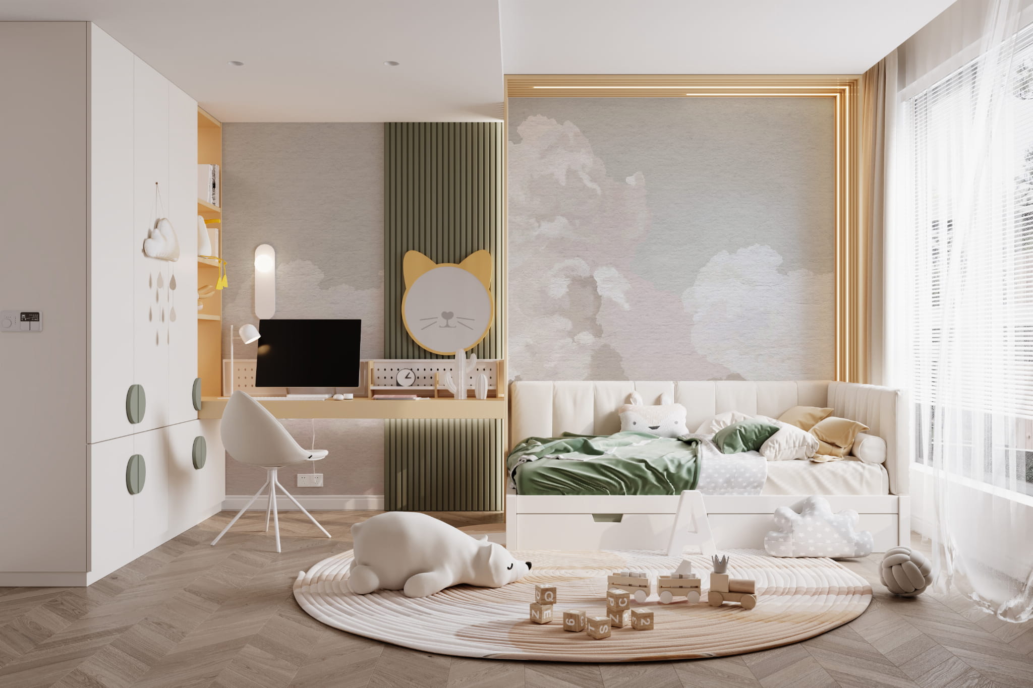 Tapeta mleczna chmura