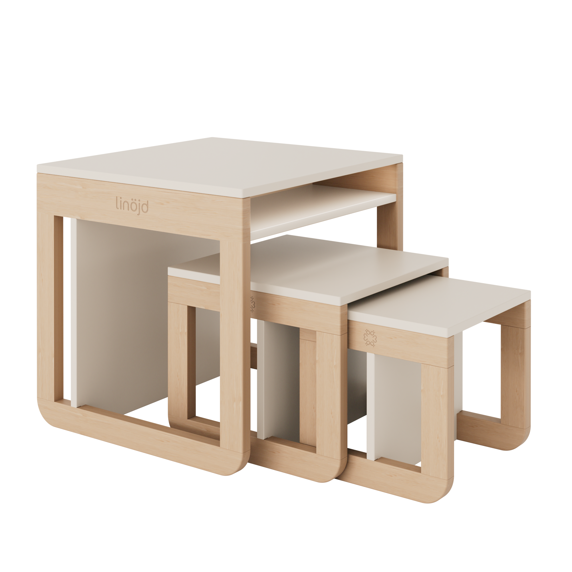 Zestaw montessori - stolik z krzesłami Møb 9w1