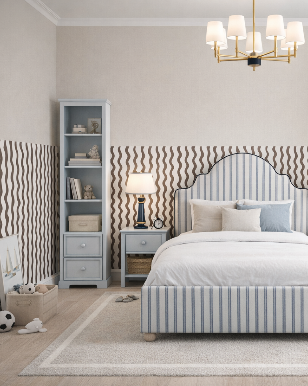 Drewniany regał na książki biblioteczka Maxime