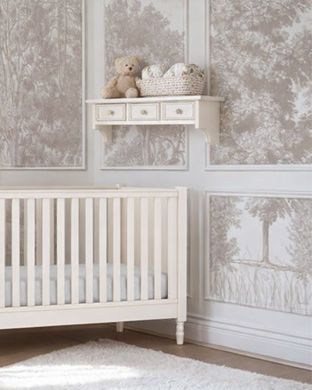 Drewniana półka wisząca Maxime