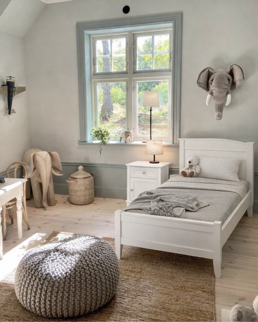 Drewniane łóżko dziecięce 90x200 cm Alex