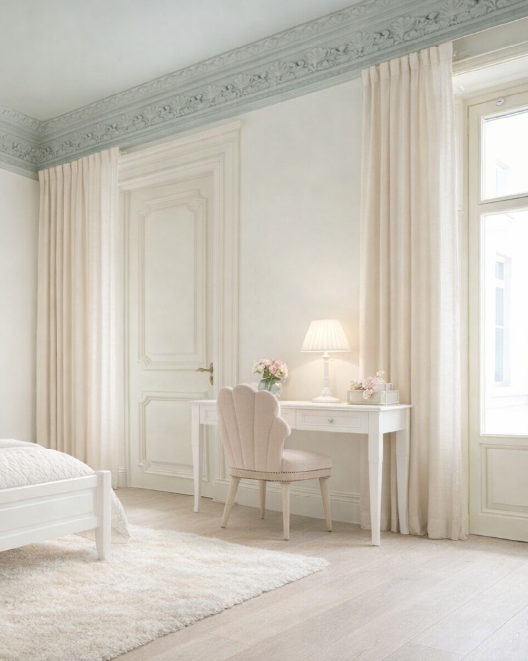 Drewniane biurko z szufladami Alex