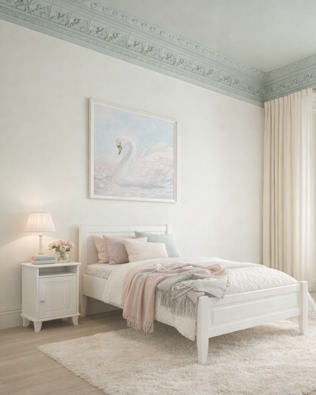 Drewniane łóżko dziecięce 90x200 cm Alex