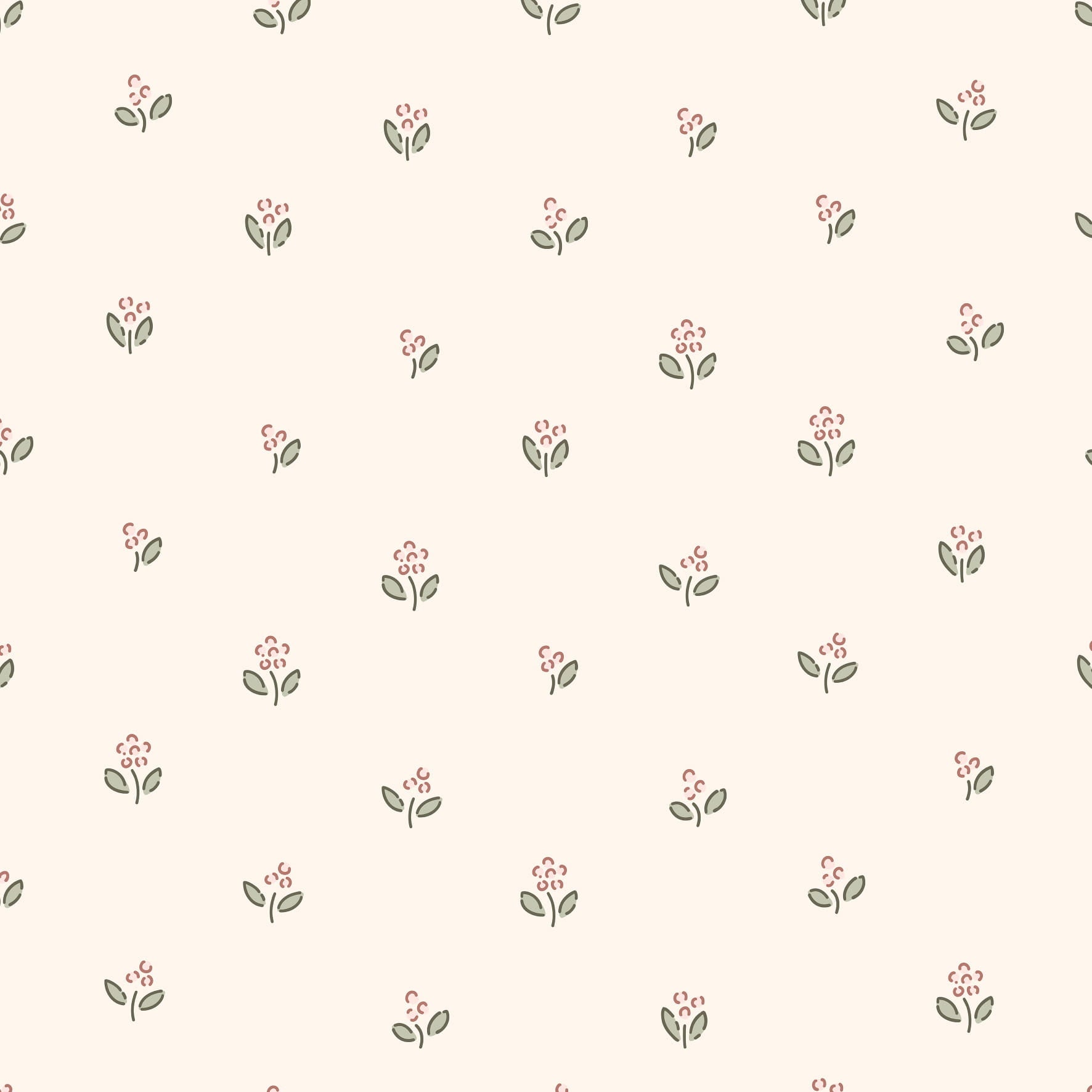 Tapeta mini kwiatuszki