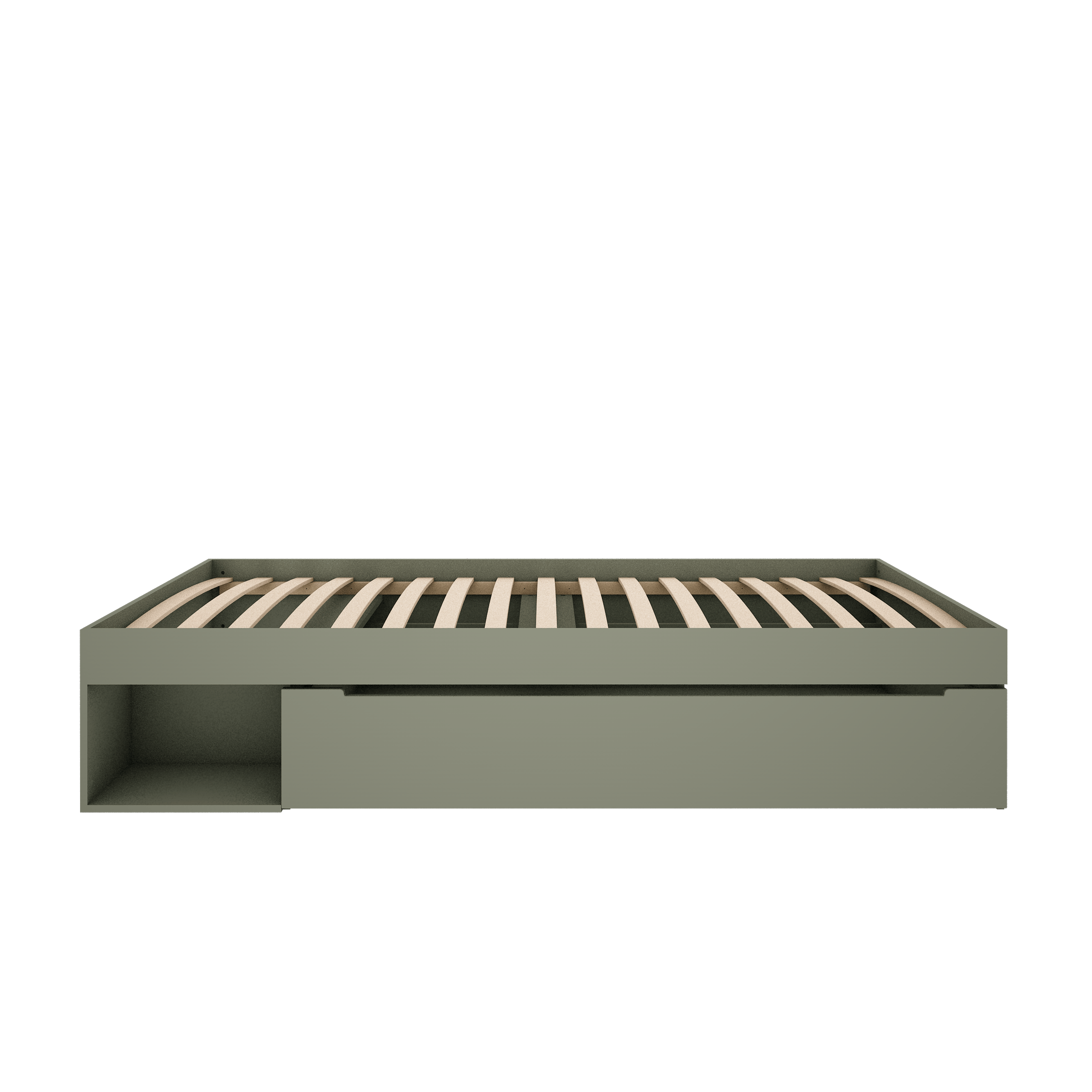 Łóżko 90x200 cm z szufladą eukaliptus FLORA