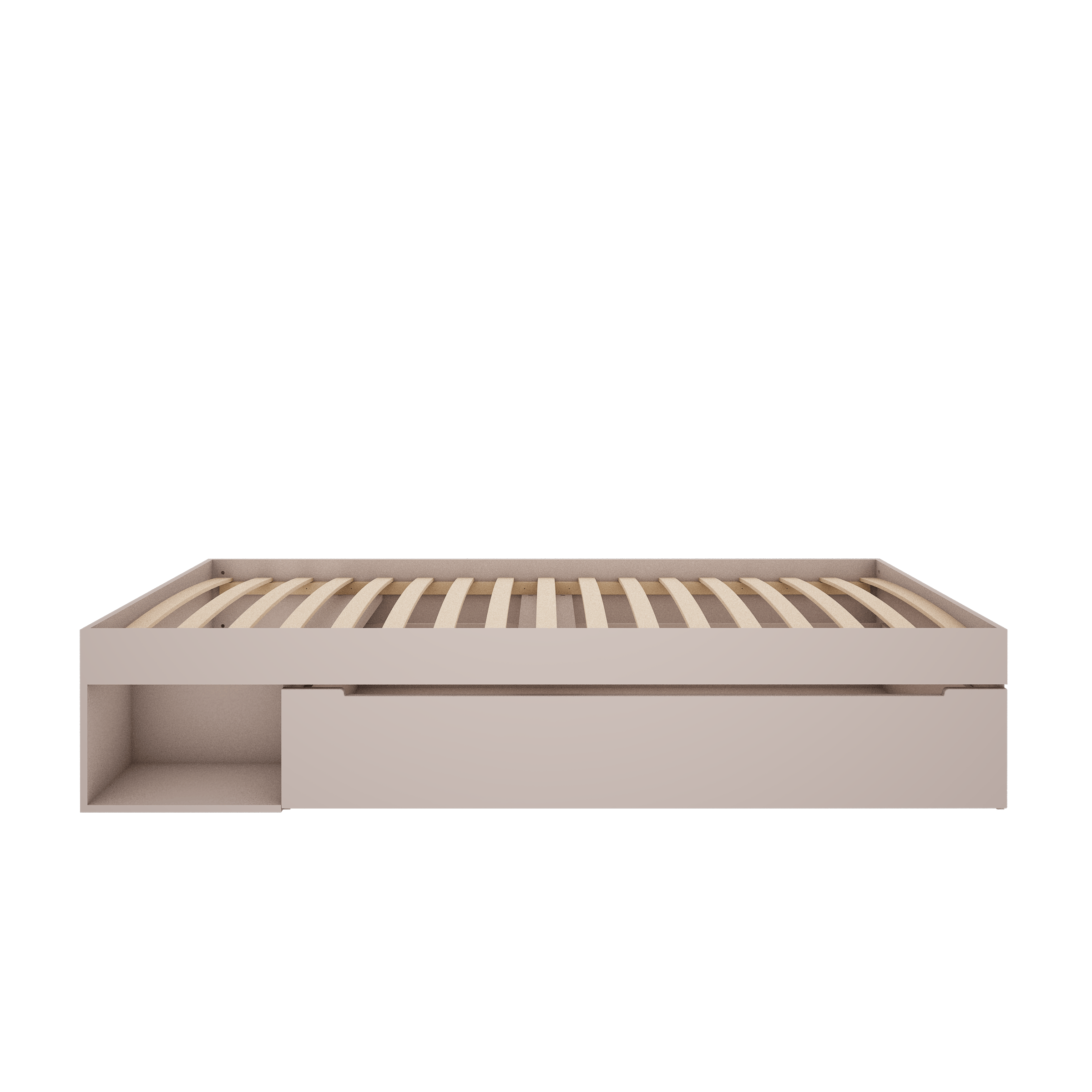 Łóżko 90x200 cm z szufladą kaszmir CALMA