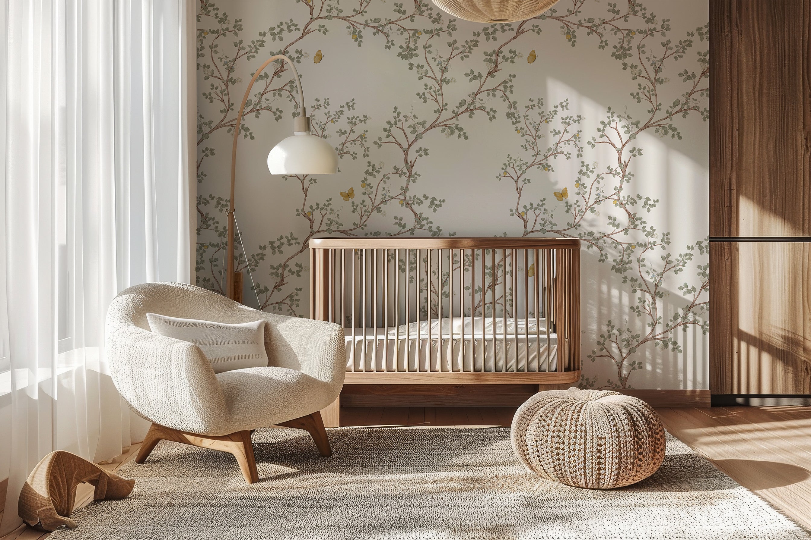 Tapeta wśród drzew